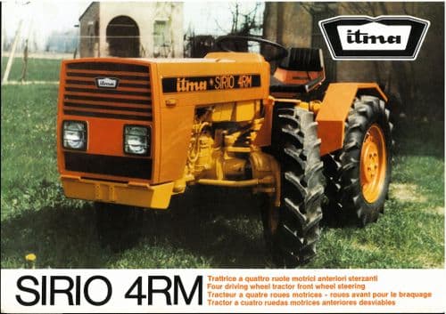 Itma Tractor Sirio 4RM Brochure