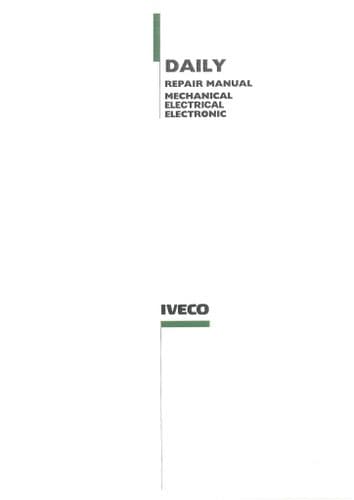 Iveco Daily Workshop Repair Manual