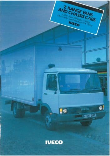 Iveco Z Range Vans and Chassis Cabs Brochure