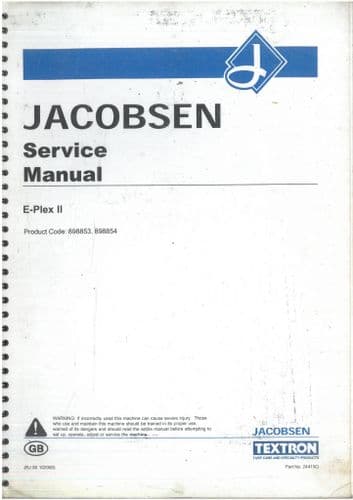 Jacobsen Electric Greens Mower E Plex II Electrical System Workshop Service Repair Manual