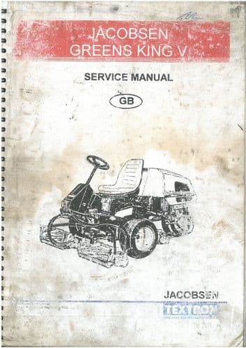 Jacobsen Greens King V Grass Mower Machine Workshop Service Manual