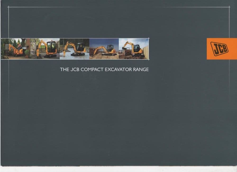 JCB Excavator Compact Range Brochure