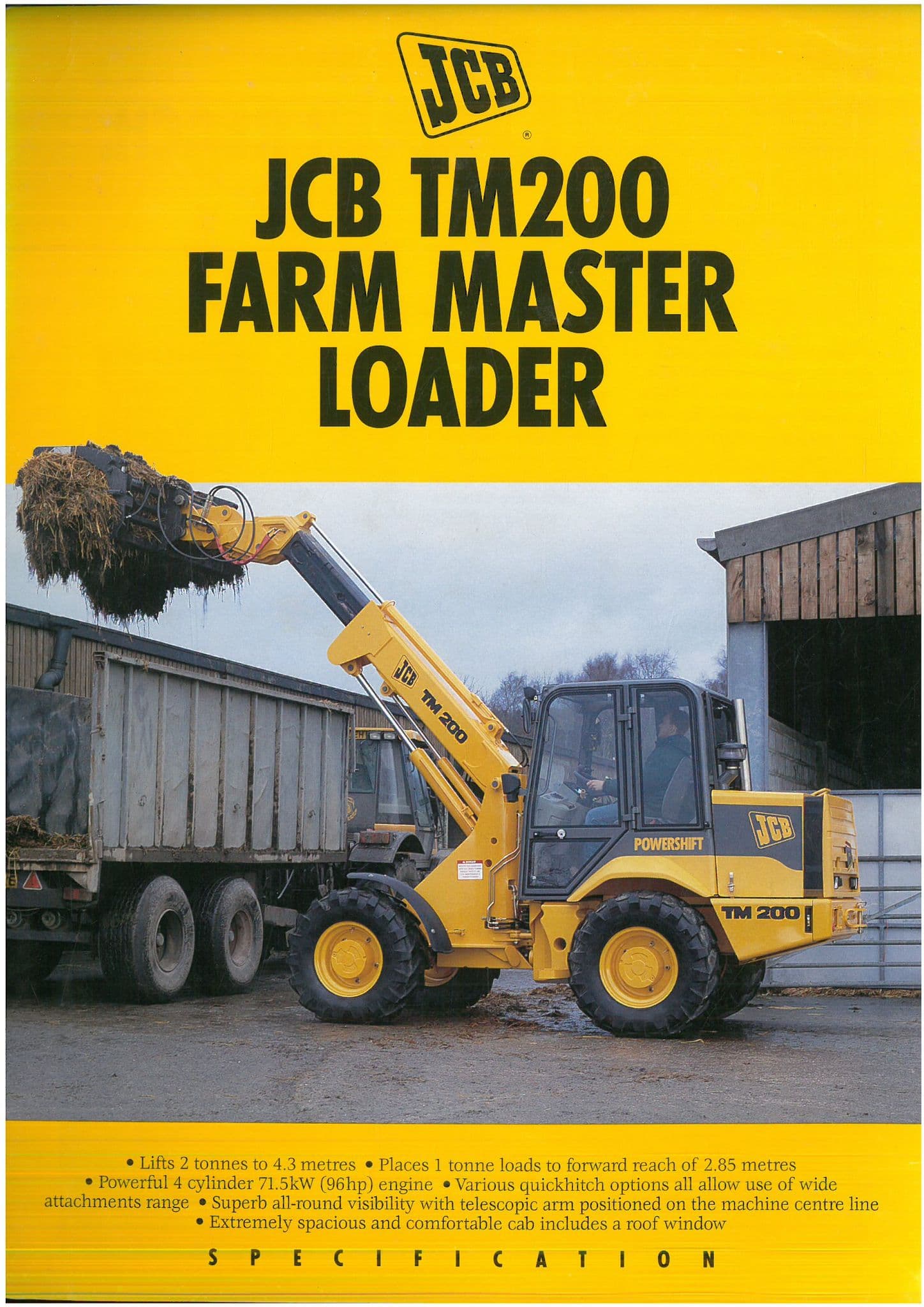 JCB Farm Master Loader TM200 Brochure