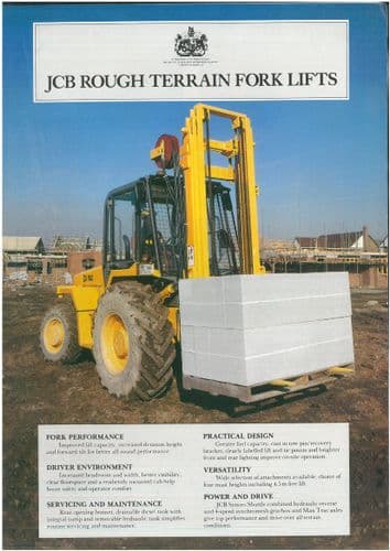 JCB Rough Terrain Fork Lifts Brochure -