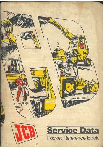 JCB Service Data Pocket Reference Book - ORIGINAL