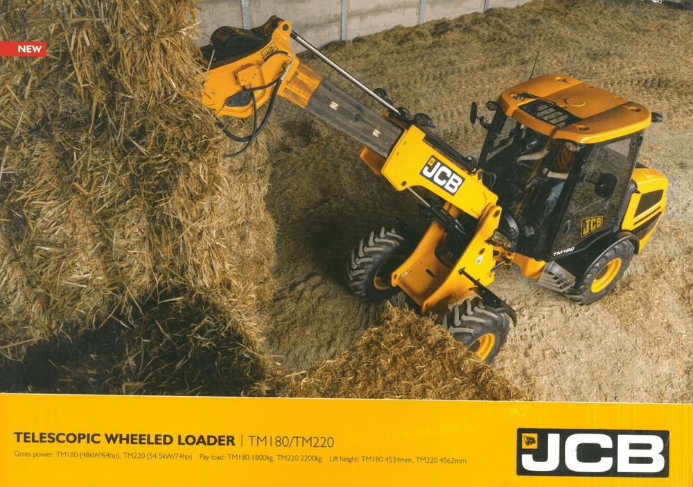 JCB Telescopic Wheel Loader TM180 / TM220 Brochure