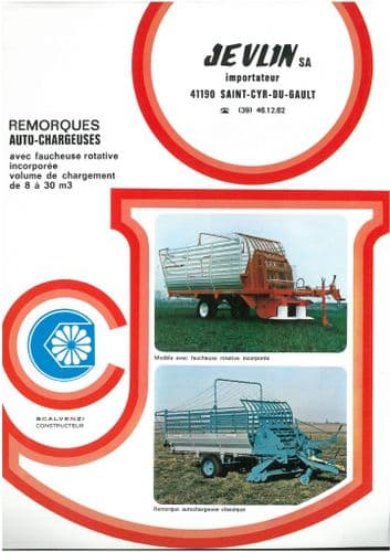 Jevlin Direct Cut Forager and Forage Wagon Brochure
