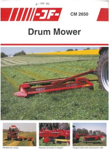 JF Disc Mower CM 2650 Brochure