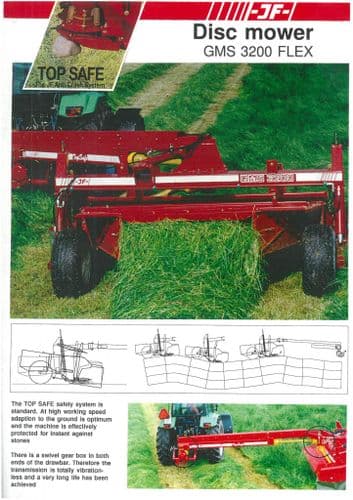 JF Disc Mower GMS 3200 Flex Brochure
