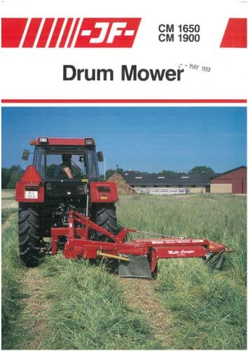 JF Drum Mower CM 1650 CM1900 Brochure