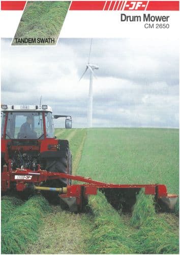 JF Drum Mower CM 2650 Brochure