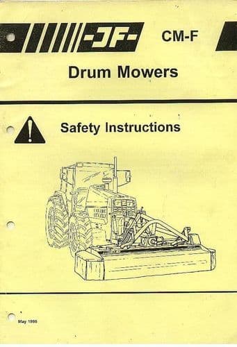JF Drum Mower CM-F Safety Manual