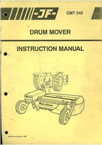 JF Drum Mower CMT 245 Operators Manual CMT245