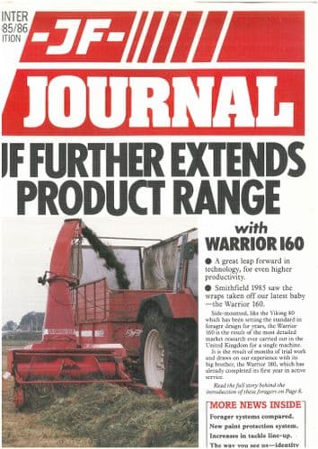 JF Journal Forage Harvester - Forager Warrior 160 Brochure