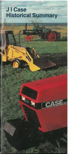 JI Case Tractor Brochure - Historical Summary from 1842