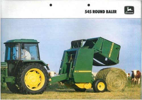 John Deere 545 Round Baler Brochure