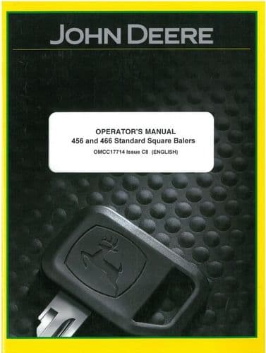 John Deere Baler 456 & 466 Operators Manual