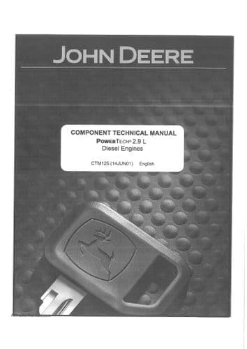 John Deere Diesel Engine PowerTech 2.9L Component Technical Workshop Service Manual