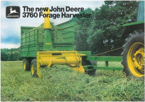 John Deere Forage Harvester - Model 3760 Forager Brochure