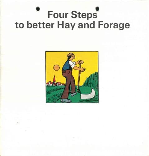 John Deere 'Four Steps to better Hay and Forage' Brochure - Mower, Baler, Forager, Rake