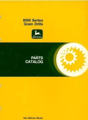 John Deere Grain Drill 8000 Series Parts Manual