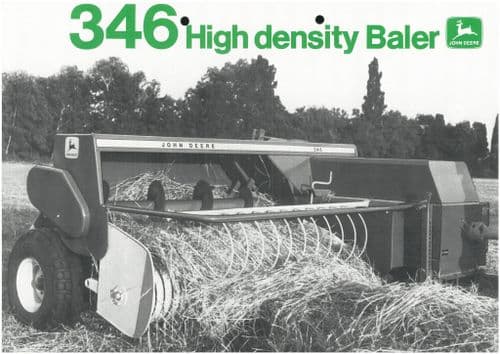 John Deere High density Baler 346 Brochure