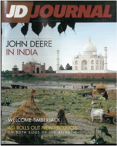 John  Deere - JD Journal - Volume 30 - Issue 3 - Fall/Autumn 2001
