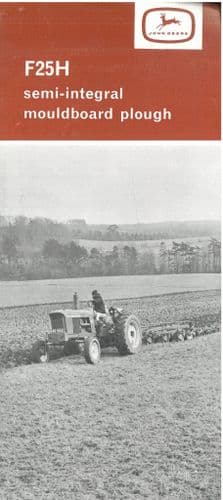 John  Deere  Mouldboard Plough F25H  Brochure