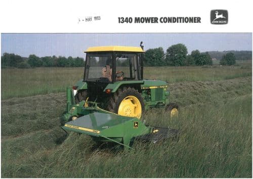John Deere Mower Conditioner 1340 Brochure