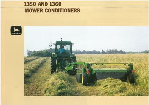 John Deere Mower Conditioners - 1350 and 1360 - Brochure