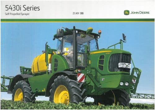 John Deere Self Propelled Sprayer 5430i Brochure -