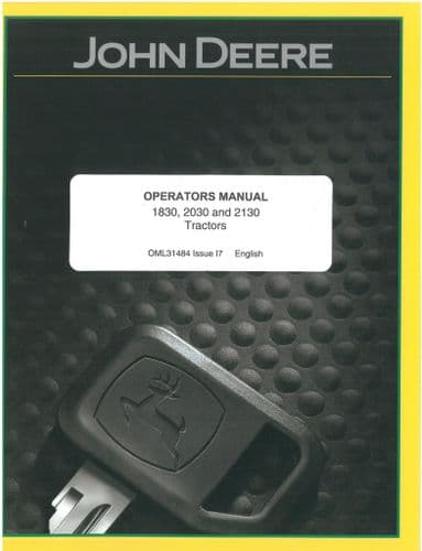 John Deere Tractor 1830 2030 2130 Operators Manual  OML31484