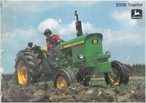 John Deere Tractor 2030 Brochure.