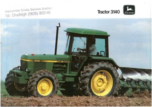 John Deere Tractor 3140 Brochure - Ploughing