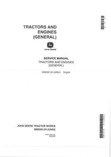 John Deere Tractor 40, 420, 430, 435, A, AH, AO, AR, B, BR & D Service Workshop Manual