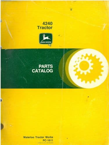 John Deere Tractor 4240 Parts Manual
