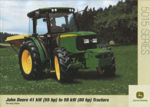 John Deere Tractor 5015 Series - 5215 5315 5415 & 5515 Brochure