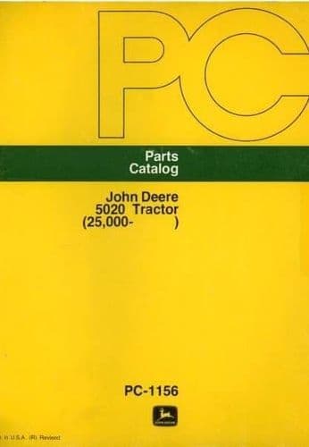 John Deere Tractor 5020 Parts Manual