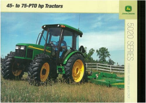 John Deere Tractor 5020 Series - 5220, 5320, 5420, 5520 Brochure