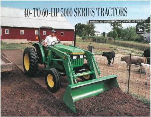 John Deere Tractor 5200 5300 5400 Brochure - Loader In Yard