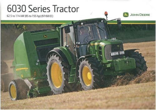 John Deere Tractor 6030 Series - 6130 6230 6330 6430 6534 6630 6830 6930 Brochure - Baler