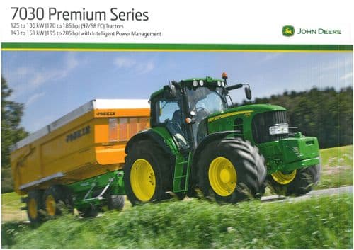 John Deere Tractor 7030 Premium Series - -7430 7430E 7530 7530E Brochure