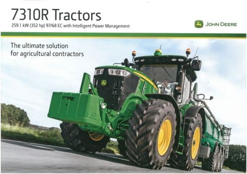John Deere Tractor 7310R Brochure
