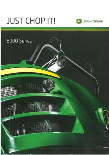 John Deere Tractor 8000 Series Just Chop It Brochure