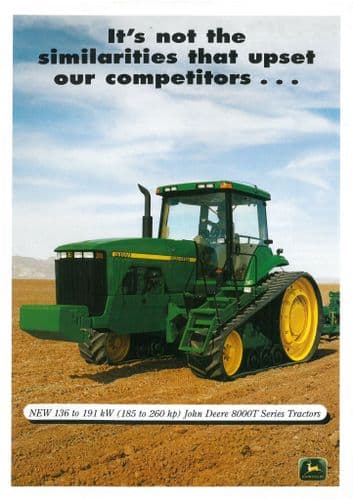 John Deere Tractor 8000T Series 8100T 8200T 8300T 8400T Brochure