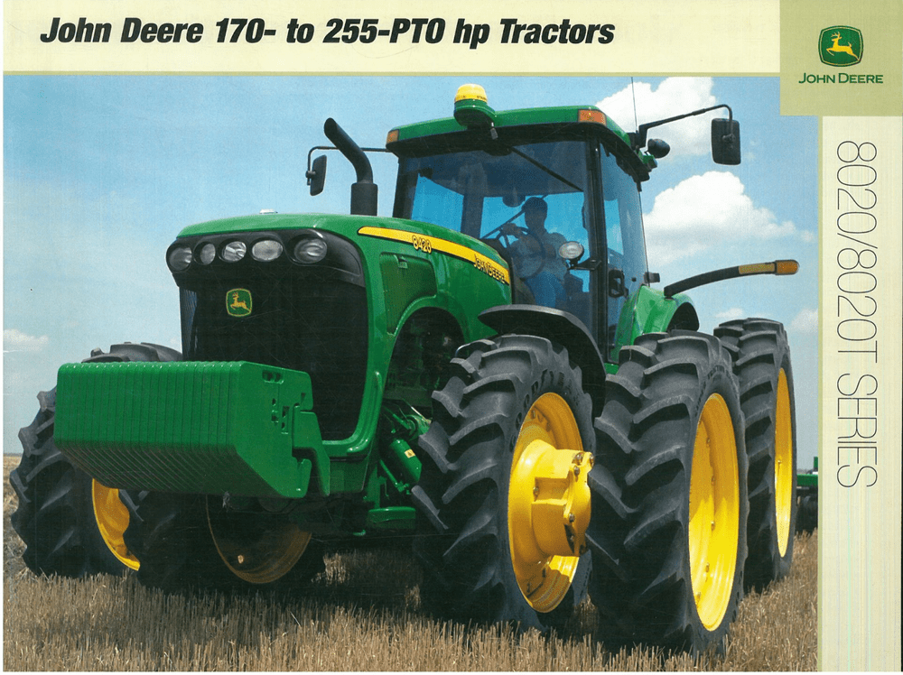 John Deere Tractor 8120 8220 8320 8420 8520 8120T 8220T 8320T
