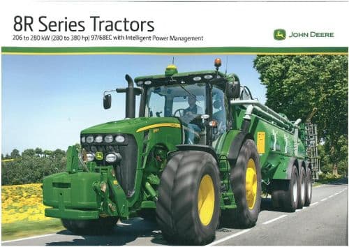 John Deere Tractor 8R Series - 8245R 8270R 8295R 8320R 8345R 8295RT 8320RT 8245RT Brochure