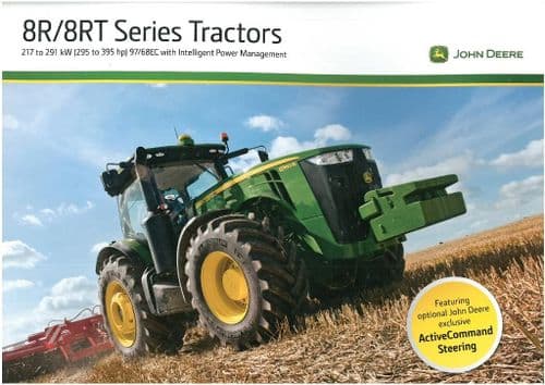 John Deere Tractor 8R Series - 8260R 8285R 8310R 8335R 8360R 8310RT 8335RT 8360RT Brochure