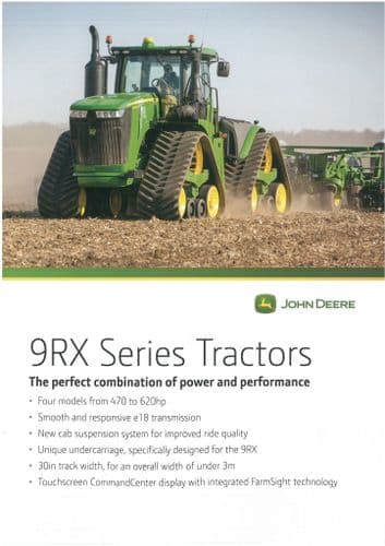John Deere Tractor 9RX Series - 9470RX 9520RX 9570RX 9620RX Brochure