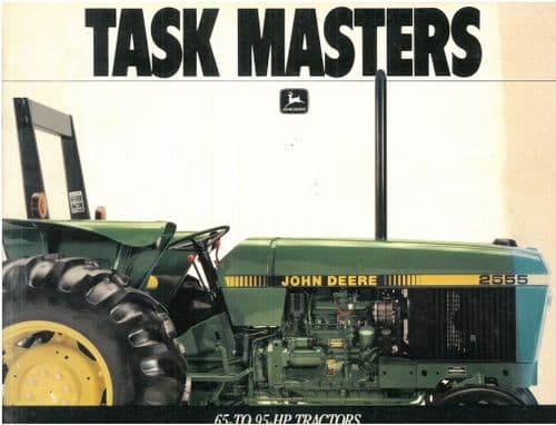 John Deere Tractor Task Masters 2555 2755 2955 3155   Brochure
